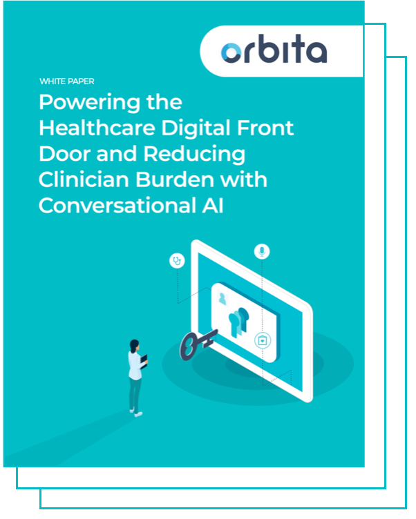 White Paper: Powering the Healthcare Digital Front Door and Reducing Clinician Burden with Conversational AI